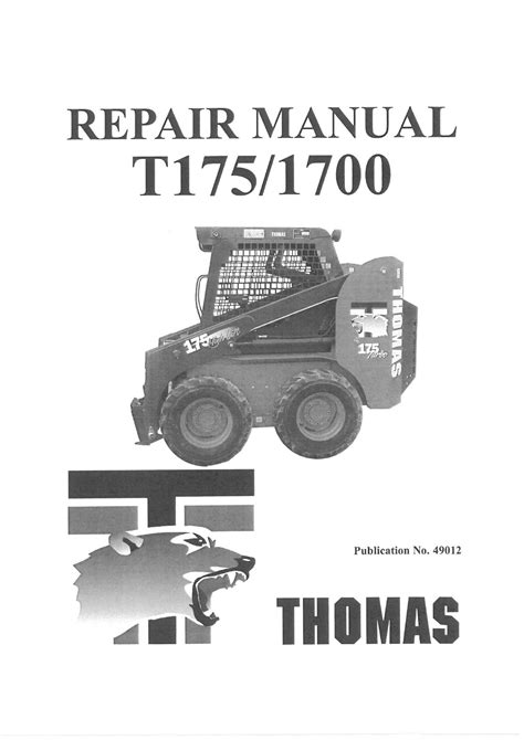 thomas skid steer wiring diagram|thomas t175 parts diagram.